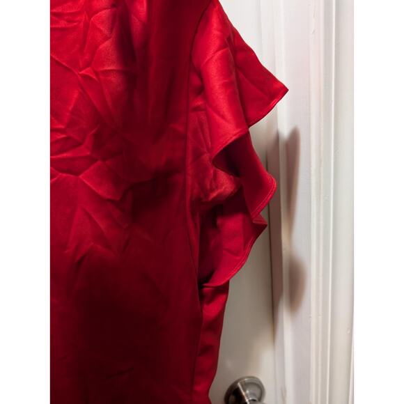 Victoria's Secret Red Valentine Love Cap Sleeve Short Robe One Size NWT MSRP $58 - Picture 9 of 11